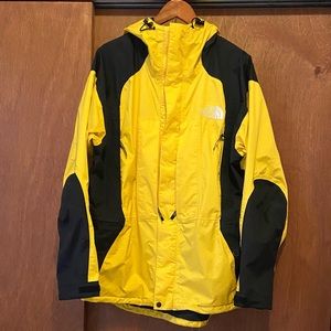 The North Face Mountain Guide Gore-Tex Large Black Yellow 90s Classic